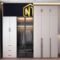 TỦ QUẦN ÁO GỖ MDF PHỦ MELAMINE MẪU 03